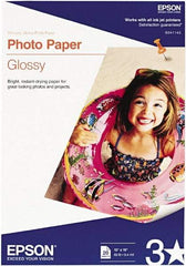 Epson - 13" x 19" White Photo Paper - Use with Inkjet Printers - Apex Tool & Supply