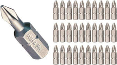 Wiha - #3, Insert Phillips Screwdriver Bit - 1/4" Drive, - Apex Tool & Supply