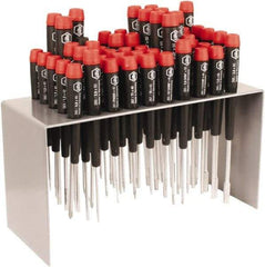 Wiha - 50 Piece Hex, Nut Driver, Pentalobe, Phillips, Slotted & Torx Screwdriver Set - Bit Sizes: Philips #000 to #1, Comes in Metal - Apex Tool & Supply