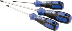 Wiha - 3 Piece Square Screwdriver Set - Bit Sizes: Philips #1 to #3, Comes in Tool Pouch - Apex Tool & Supply