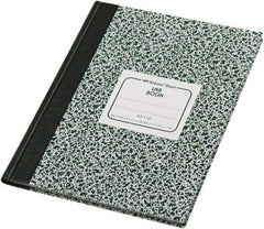 National Brand - 96 Sheet, 7-7/8 x 10-1/8", Quadrille Lab Notebook - Green - Apex Tool & Supply