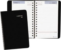 AT-A-GLANCE - 312 Sheet, 4-7/8 x 8", Appointment Book - Black - Apex Tool & Supply