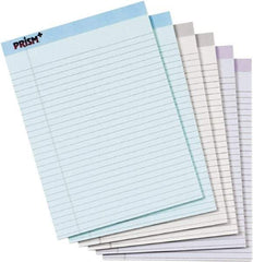 TOPS - 50 Sheet, 8-1/2 x 11-3/4", Legal Pad - Assorted Pastels - Apex Tool & Supply