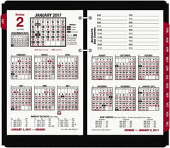 AT-A-GLANCE - 215 Sheet, 4-1/2 x 7-3/8", Desk Calendar Refill - White - Apex Tool & Supply