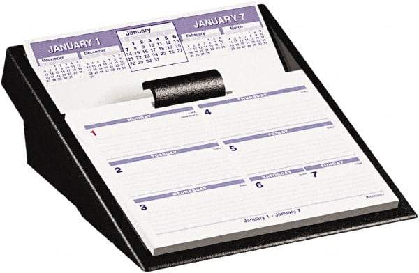 AT-A-GLANCE - 52 Sheet, 5-5/8 x 7", Desk Calendar Refill - White - Apex Tool & Supply