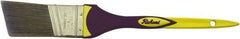 Richard - 1-1/2" Angled Polyester Angular Brush - 2-1/4" Bristle Length, 7-3/8" Rubber Sash Handle - Apex Tool & Supply