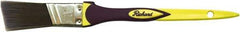 Richard - 1" Angled Polyester Angular Brush - 2" Bristle Length, 6-3/4" Rubber Sash Handle - Apex Tool & Supply