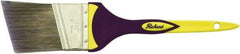 Richard - 2-1/2" Angled Polyester Angular Brush - 2-1/2" Bristle Length, 8" Rubber Sash Handle - Apex Tool & Supply