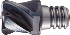 OSG - PXSE Grade XP3225 Carbide Chamfer Milling Tip Insert - Cr Finish, 4 Flutes, 16mm Cutting Diam, 11.2mm Depth of Cut, 38° Helix - Apex Tool & Supply