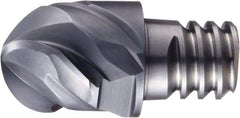 OSG - PXBE Grade XP3320 Carbide Ball Nose Milling Tip Insert - SiC Finish, 3 Flutes, 20mm Cutting Diam, 14mm Depth of Cut, 45° Helix - Apex Tool & Supply