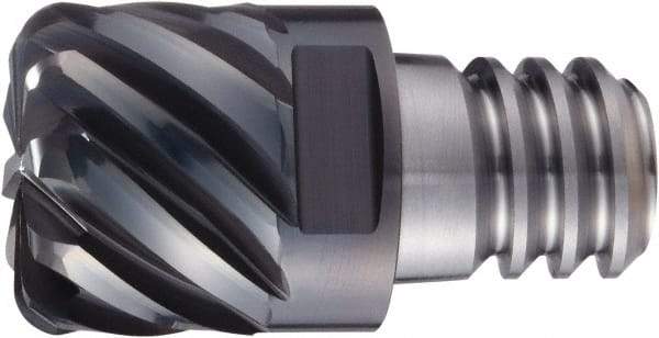 OSG - PXSM Grade XP3225 Carbide Chamfer Milling Tip Insert - Cr Finish, 8 Flutes, 16mm Cutting Diam, 11.2mm Depth of Cut, 42° Helix - Apex Tool & Supply