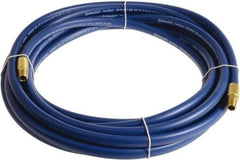 Continental ContiTech - 1/2" ID x 0.78" OD 50' Long Multipurpose Air Hose - MNPT x MNPT Ends, 300 Working psi, -10 to 158°F, 1/2" Fitting, Blue - Apex Tool & Supply