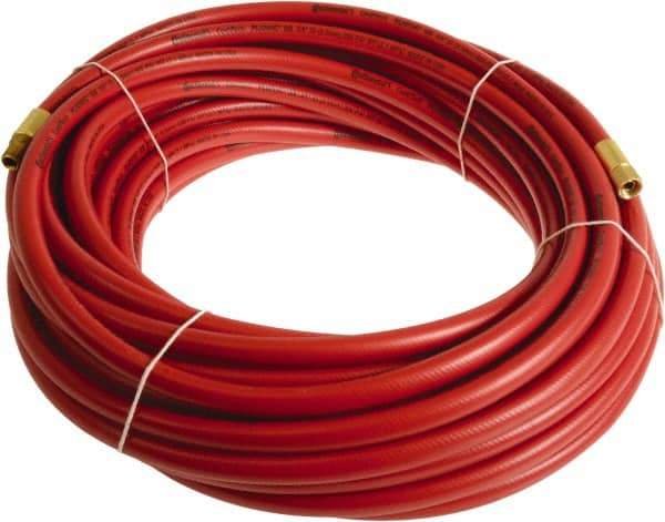 Continental ContiTech - 1/4" ID x 0.45" OD 20' Long Multipurpose Air Hose - MNPT x FNPT Ends, 300 Working psi, -10 to 158°F, 1/4" Fitting, Red - Apex Tool & Supply