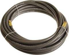 Continental ContiTech - 3/8" ID x 0.6" OD 20' Long Multipurpose Air Hose - MNPT x FNPT Ends, 300 Working psi, -10 to 158°F, 1/4" Fitting, Gray - Apex Tool & Supply