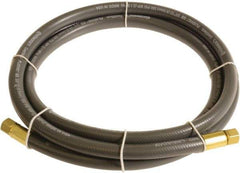 Continental ContiTech - 3/8" ID x 0.6" OD 3' Long Multipurpose Air Hose - FNPT x FNPT Ends, 300 Working psi, -10 to 158°F, 1/4" Fitting, Gray - Apex Tool & Supply