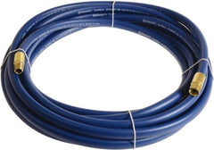 Continental ContiTech - 1/4" ID x 0.45" OD 20' Long Multipurpose Air Hose - MNPT x FNPT Ends, 300 Working psi, -10 to 158°F, 1/4" Fitting, Blue - Apex Tool & Supply