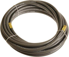 Continental ContiTech - 1/4" ID x 0.45" OD 50' Long Multipurpose Air Hose - FNPT x FNPT Ends, 300 Working psi, -10 to 158°F, 1/4" Fitting, Gray - Apex Tool & Supply