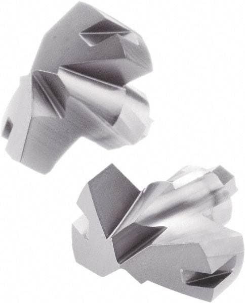 OSG - Series 78PXD, 15.08mm Diam Grade CF225 140° Replaceable Drill Tip - Carbide, Uncoated, 3 Seat Size - Apex Tool & Supply