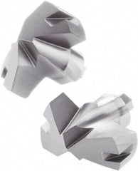 OSG - Series 78PXD, 15.08mm Diam Grade CF225 140° Replaceable Drill Tip - Carbide, Uncoated, 3 Seat Size - Apex Tool & Supply