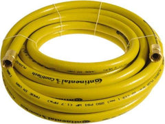 Continental ContiTech - 3/4" ID x 1.11" OD 25' Long Multipurpose Air Hose - FNPT x FNPT Ends, 250 Working psi, -10 to 158°F, 3/4" Fitting, Yellow - Apex Tool & Supply