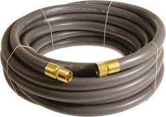Continental ContiTech - 3/4" ID x 1.11" OD 75' Long Multipurpose Air Hose - MNPT x FNPT Ends, 250 Working psi, -10 to 158°F, 3/4" Fitting, Gray - Apex Tool & Supply