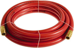 Continental ContiTech - 3/4" ID x 1.11" OD 20' Long Multipurpose Air Hose - MNPT x MNPT Ends, 250 Working psi, -10 to 158°F, 3/4" Fitting, Red - Apex Tool & Supply