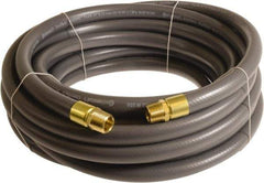 Continental ContiTech - 3/4" ID x 1.11" OD 75' Long Multipurpose Air Hose - MNPT x MNPT Ends, 250 Working psi, -10 to 158°F, 3/4" Fitting, Gray - Apex Tool & Supply
