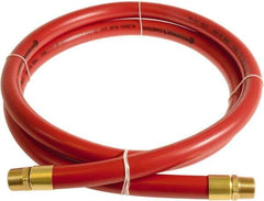 Continental ContiTech - 3/4" ID x 1.11" OD 3' Long Multipurpose Air Hose - MNPT x MNPT Ends, 250 Working psi, -10 to 158°F, 3/4" Fitting, Red - Apex Tool & Supply