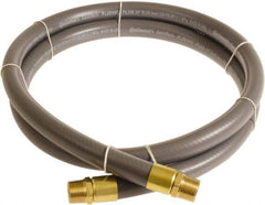 Continental ContiTech - 1" ID x 1.38" OD 3' Long Multipurpose Air Hose - MNPT x MNPT Ends, 250 Working psi, -10 to 158°F, 1" Fitting, Gray - Apex Tool & Supply