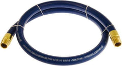 Continental ContiTech - 1" ID x 1.38" OD 10' Long Multipurpose Air Hose - MNPT x MNPT Ends, 250 Working psi, -10 to 158°F, 1" Fitting, Blue - Apex Tool & Supply
