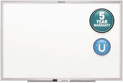 Quartet - 36" High x 48" Wide Magnetic Dry Erase Board - Steel, Includes Dry-Erase Marker & Mounting Kit - Apex Tool & Supply