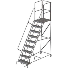 TRI-ARC - Rolling & Wall Mounted Ladders & Platforms Type: Rolling Warehouse Ladder Style: Rolling Platform Ladder - Apex Tool & Supply