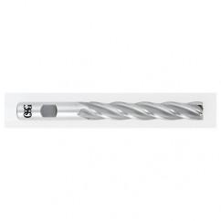1 Dia. x 8-1/2 Overall Length 6-Flute Square End HSS-CO SE End Mill-Round Shank-Center Cutting-TiCN - Apex Tool & Supply