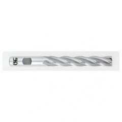 1/2 Dia. x 5 Overall Length 6-Flute Square End HSS-CO SE End Mill-Round Shank-Center Cutting-Uncoated - Apex Tool & Supply