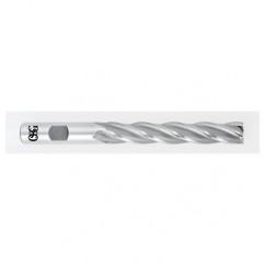 3/4 Dia. x 6-1/4 Overall Length 4-Flute Square End HSS-CO SE End Mill-Round Shank-Center Cutting-TiCN - Apex Tool & Supply