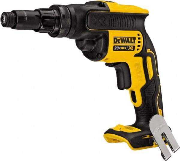 DeWALT - 20 Volt Lithium-Ion Battery Pistol Grip Cordless Screwdriver - 2,000 RPM - Apex Tool & Supply