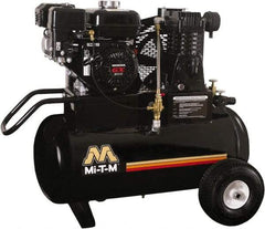 MI-T-M - 6.5 hp, 13.9 CFM, 90 Max psi, Single Stage Portable Fuel Air Compressor - Honda GX200 OHV Engine - Apex Tool & Supply