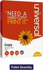 UNIVERSAL - 8-1/2" x 11" White Copy Paper - Use with Laser Printers, Inkjet Printers, Copiers - Apex Tool & Supply