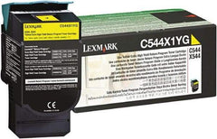 Lexmark - Yellow Toner Cartridge - Use with Lexmark C544dn, C544dtn, C544dw, C544n, X544dn, X544dtn, X544dw, X544n - Apex Tool & Supply