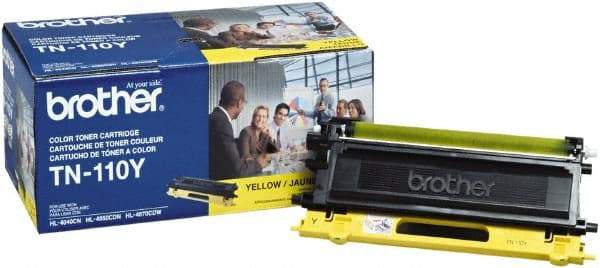 Brother - Yellow Toner Cartridge - Use with Brother DCP-9040CN, 9045CDN, HL-4040CDN, 4040CN, 4070CDW, MFC-9440CN, 9550CDN, 9840CDW - Apex Tool & Supply