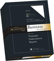 Southworth - 8-1/2" x 11" White Copy Paper - Use with Laser Printers, Inkjet Printers, Copiers - Apex Tool & Supply