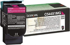 Lexmark - Magenta Toner Cartridge - Use with Lexmark C544dn, C544dtn, C544dw, C544n, X544dn, X544dtn, X544dw, X544n - Apex Tool & Supply