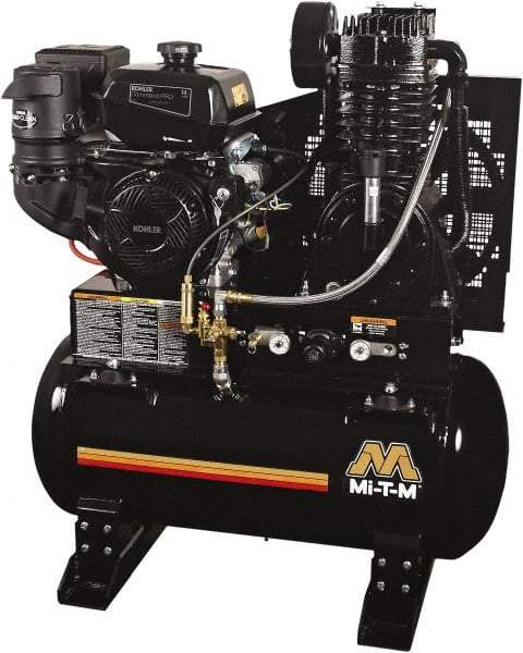 MI-T-M - Stationary Gas Air Compressors Horsepower: 14 Cubic Feet per Minute: 29.00 - Apex Tool & Supply