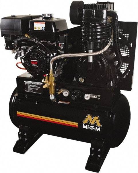 MI-T-M - Stationary Gas Air Compressors Horsepower: 13 Cubic Feet per Minute: 29.00 - Apex Tool & Supply