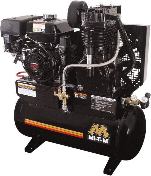 MI-T-M - Stationary Gas Air Compressors Horsepower: 9.0 Cubic Feet per Minute: 17.20 - Apex Tool & Supply