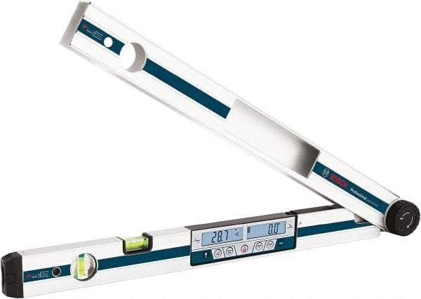 Bosch - 0.1° Resolution Combination Protractor & Inclinometer - 270° Range - Apex Tool & Supply