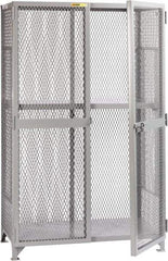 Little Giant - 1 Shelf Visible Storage Cabinet - Steel, 61" Wide x 27" Deep x 78" High, Gray - Apex Tool & Supply