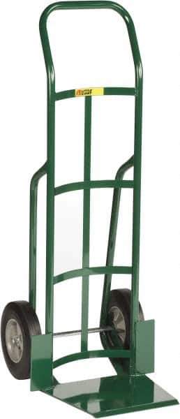 Little Giant - 800 Lb Capacity 47" OAH Hand Truck - 13-1/2 x 16" Base Plate, Continuous Handle, Steel, Solid Rubber Wheels - Apex Tool & Supply