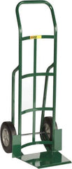 Little Giant - 800 Lb Capacity 47" OAH Hand Truck - 13-1/2 x 16" Base Plate, Continuous Handle, Steel, Solid Rubber Wheels - Apex Tool & Supply