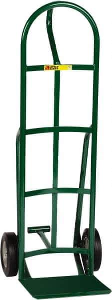Little Giant - 800 Lb Capacity 49" OAH Hand Truck - 12 x 14" Base Plate, Loop Handle, Steel, Solid Rubber Wheels - Apex Tool & Supply